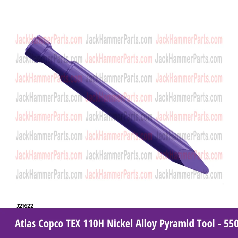 Atlas Copco TEX 110H Nickel Alloy Pyramid Tool - 550 mm.