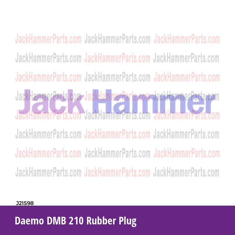 Daemo DMB 210 Rubber Plug