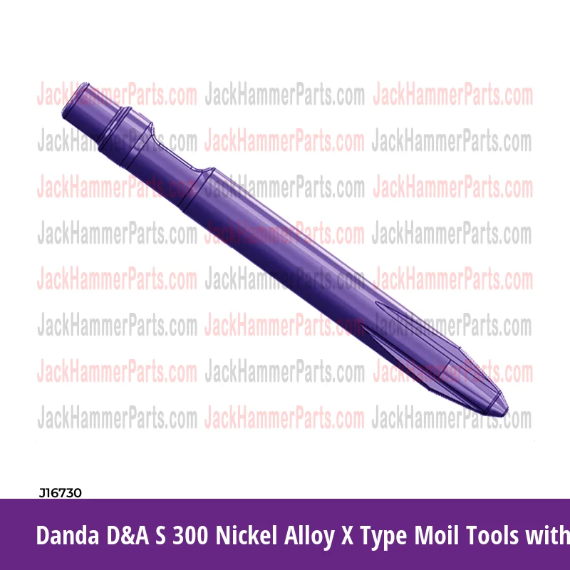 Danda D&A S 300 Nickel Alloy X Type Moil Tools with Channel
