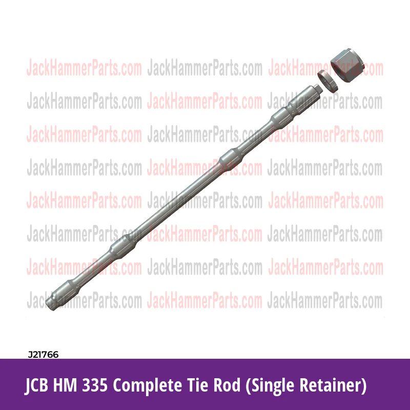 JCB HM 335 Complete Tie Rod (Single Retainer)